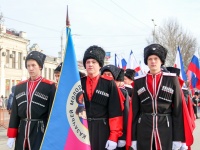 Анапские казаки приняли участие в шествии по Симферополю!