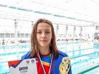 Анапчанка заняла 2 место по плаванию на зональной спартакиаде