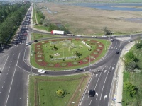 Новая дорожная схема в Анапе на кольце в районе 