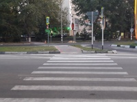 На улице Астраханской изменилось положение пешеходного перехода