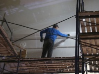 В Анапе ремонтируют концертный зал ЦК «Родина»