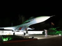 В парке военной техники в Анапе сделали вечернюю подсветку!