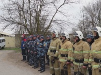 В Юровке провели командно-штабные учения пожарных подразделений